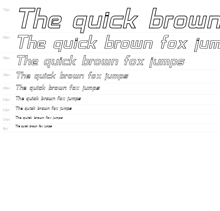 SF Chaerilidae Outline Oblique Waterfall