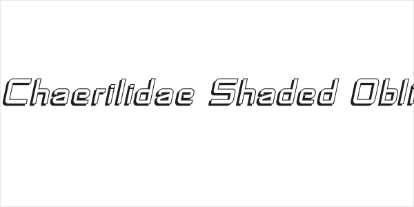 SF Chaerilidae Shaded Oblique Logo