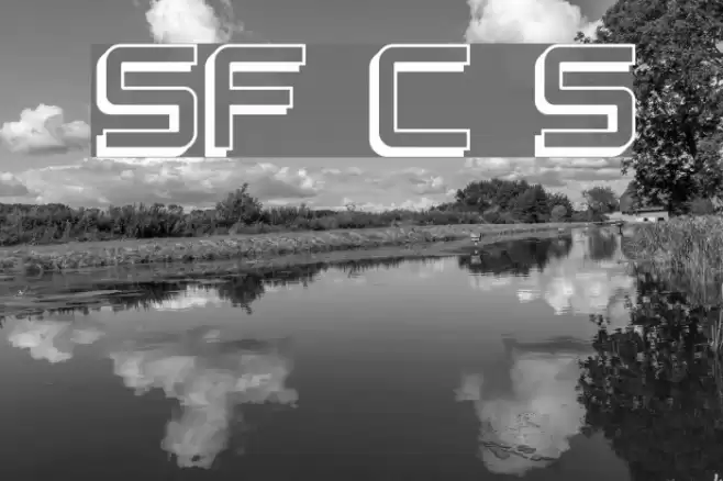 SF Chaerilidae Shaded Font examples