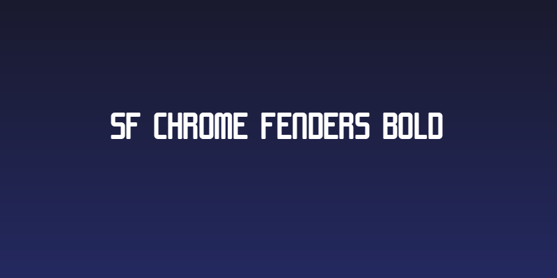 SF Chrome Fenders Bold Social Header