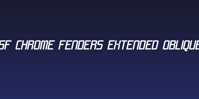 SF Chrome Fenders Extended Oblique Social Header