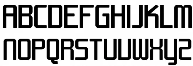 SF Chrome Fenders Extended Font Litere mari