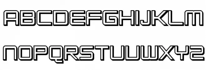 SF Chromium 24 Bold Polices MAJUSCULES