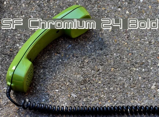 SF Chromium 24 Bold Example 2