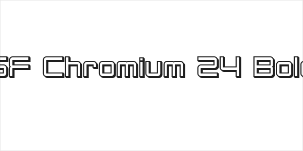 SF Chromium 24 Bold Logo