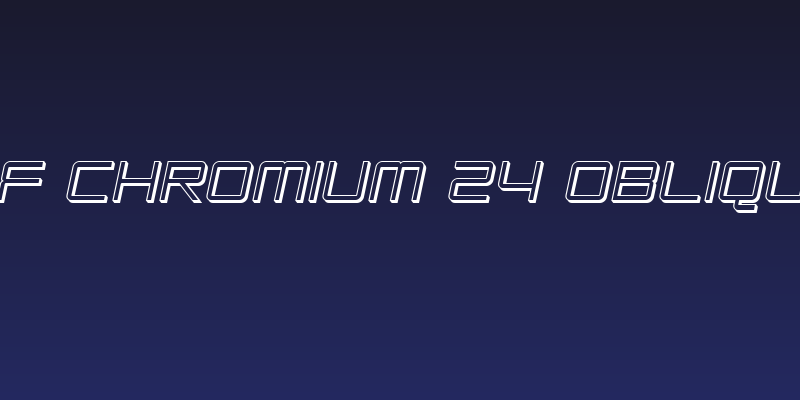 SF Chromium 24 Oblique Social Header