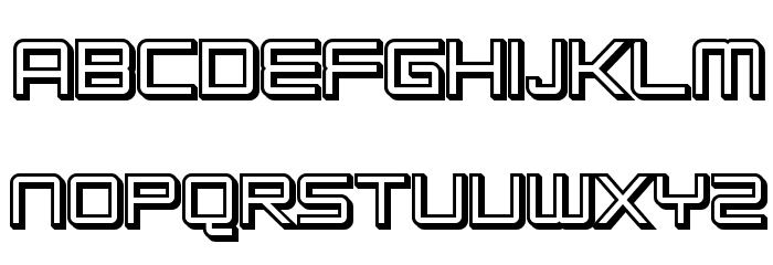 SF Chromium 24 SC Bold Шрифта строчной
