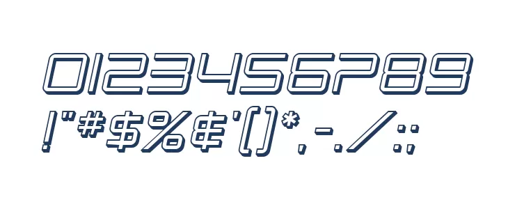 SF Chromium 24 SC Oblique Font OTHER CHARS