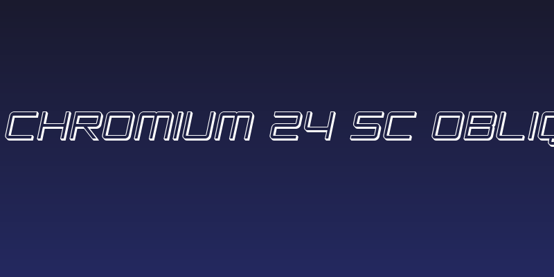 SF Chromium 24 SC Oblique Social Header