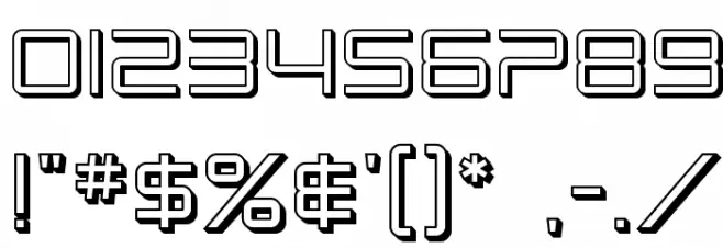 SF Chromium 24 SC フォント その他の文字
