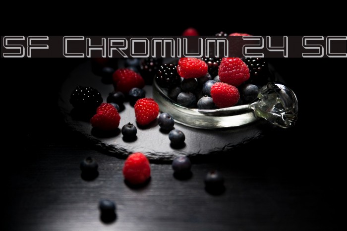 SF Chromium 24 SC フォント examples