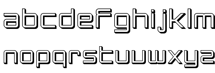 SF Chromium 24 Font LOWERCASE