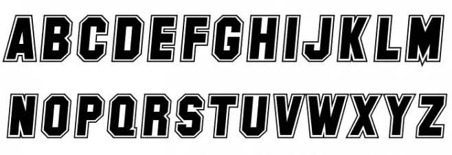 SF Collegiate Italic Fuentes MAYÚSCULAS
