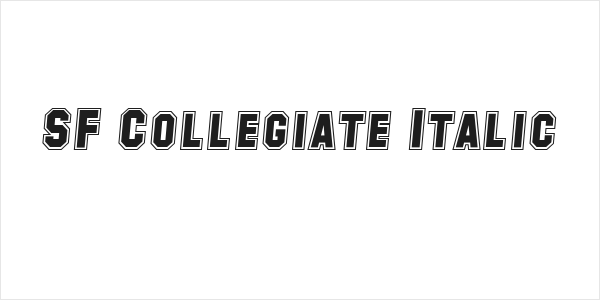SF Collegiate Italic Logo