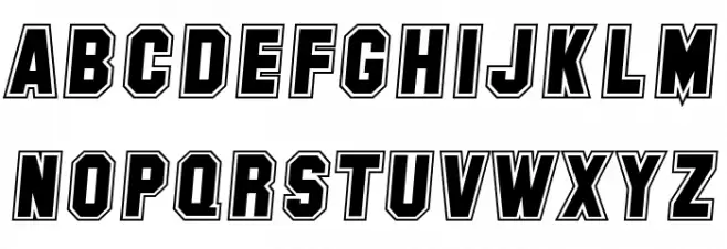 SF Collegiate Italic 字体 小写