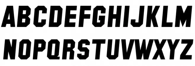 SF Collegiate Solid Italic Schriftart Kleinbuchstaben