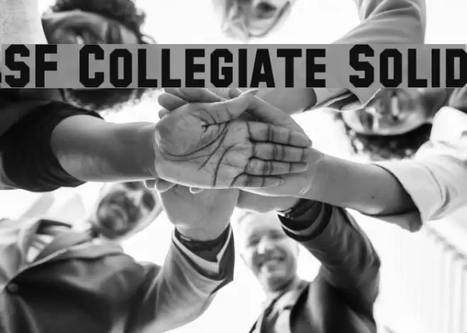 SF Collegiate Solid خط examples