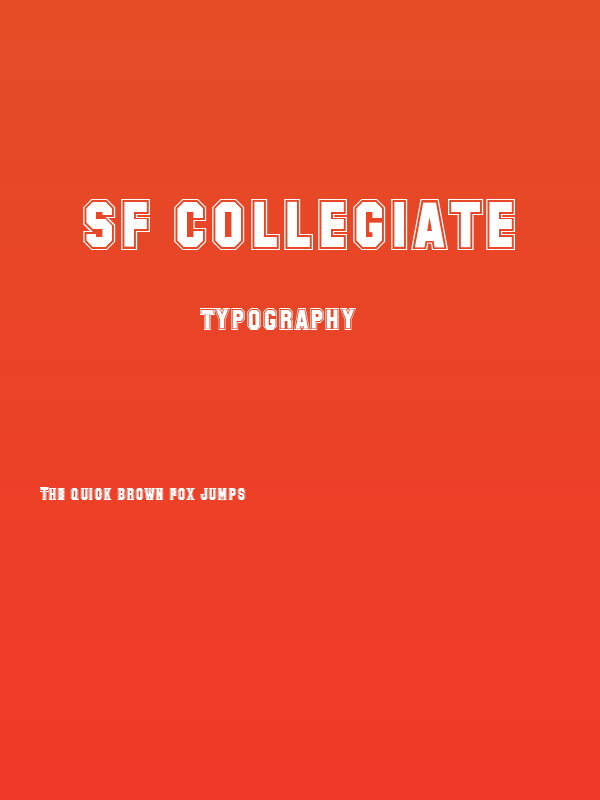 SF Collegiate Poster