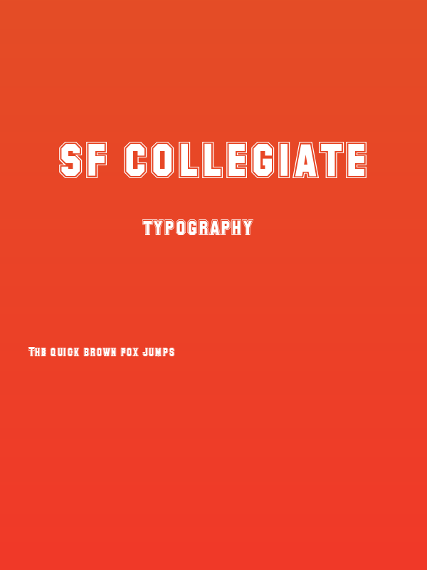 SF Collegiate Poster