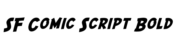 Шрифт Bold script. SF Comic script кириллица на русском.
