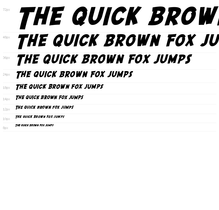 SF Comic Script Bold Waterfall