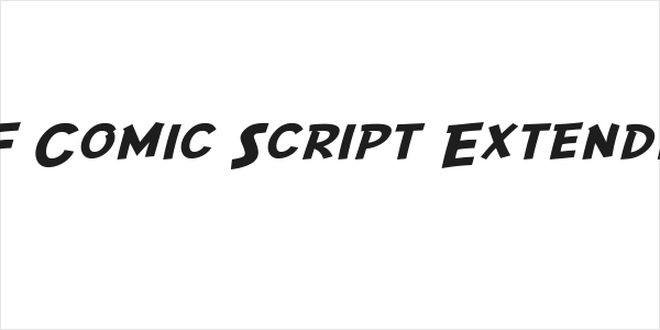 SF Comic Script Extended Logo