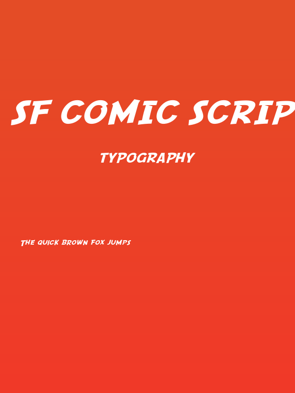 SF Comic Script Extended Poster