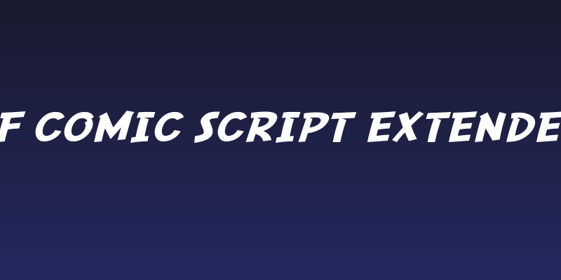 SF Comic Script Extended Social Header