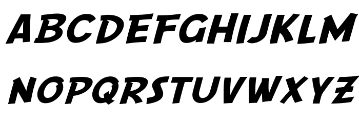 SF Comic Script Extended Шрифта строчной