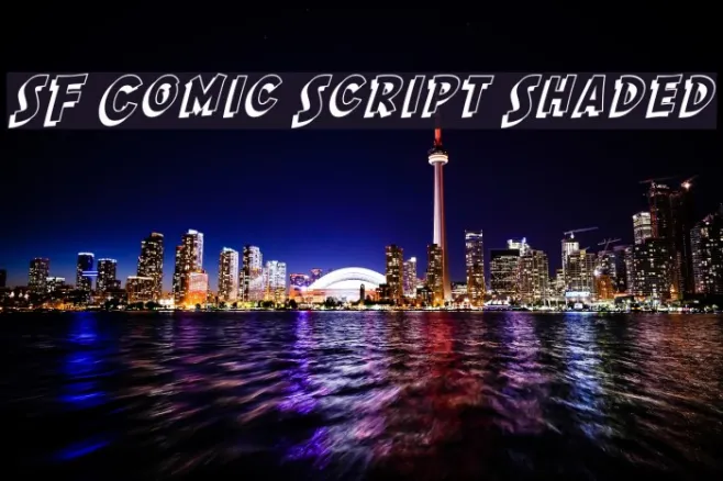 SF Comic Script Shaded Example 3