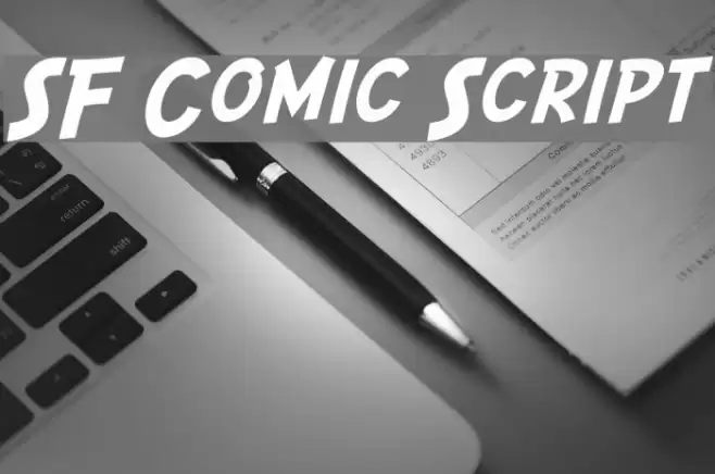 SF Comic Script Font examples