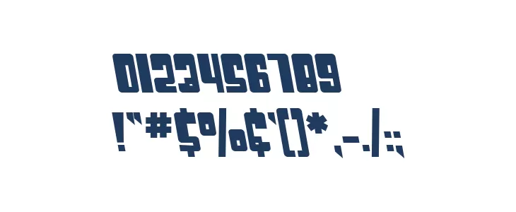 SF Cosmic Age Bold Oblique Font OTHER CHARS