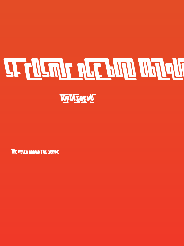 SF Cosmic Age Bold Oblique Poster