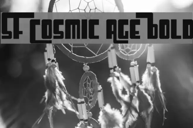 SF Cosmic Age Bold Font examples