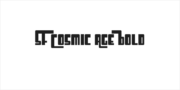 SF Cosmic Age Bold Logo