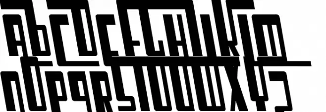 SF Cosmic Age Condensed Oblique Шрифта ВЕРХНИЙ