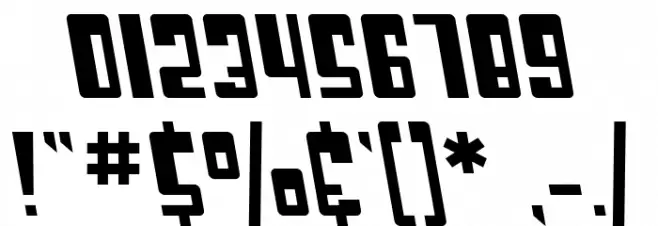 SF Cosmic Age Oblique Font OTHER CHARS