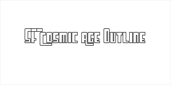 SF Cosmic Age Outline Logo