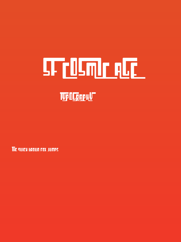 SF Cosmic Age Poster