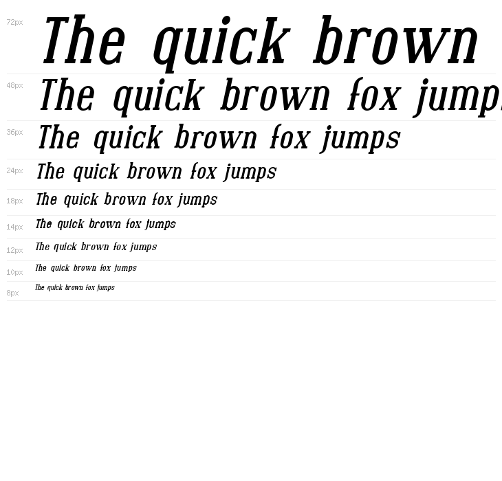 SF Covington Bold Italic Waterfall