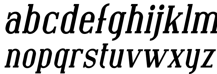 SF Covington Bold Italic Font LOWERCASE