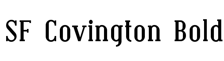 SF Covington Bold  免费字体下载