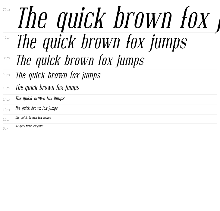 SF Covington Cond Italic Waterfall