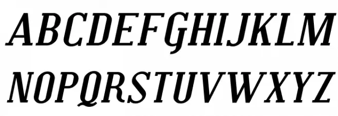 SF Covington Exp Bold Italic फ़ॉन्ट अपरकेस