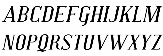 SF Covington Exp Italic Fonte MAIÚSCULAS