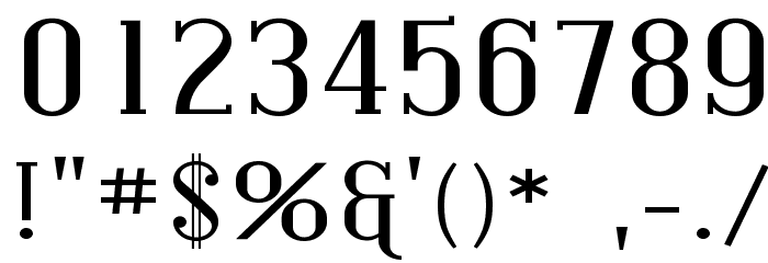 SF Covington Exp Font OTHER CHARS