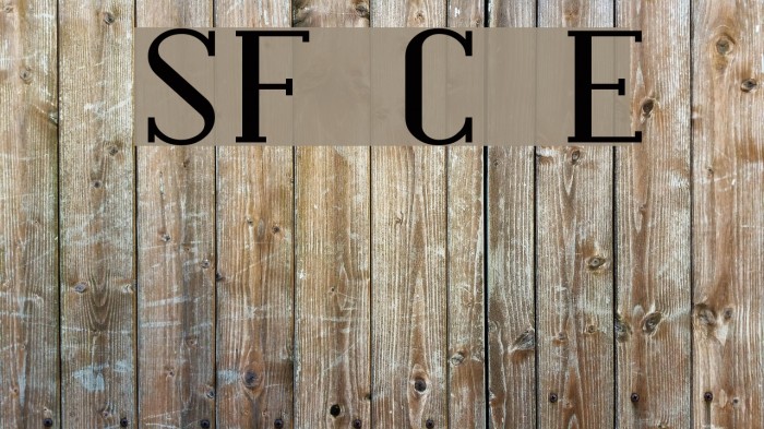 SF Covington Exp Font examples