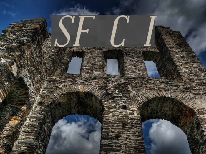 SF Covington Italic Font examples