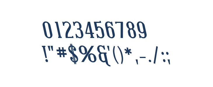 SF Covington Rev Bold Italic Other Characters