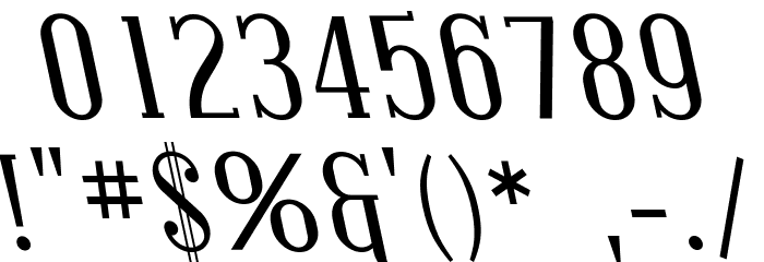 SF Covington Rev Italic Font OTHER CHARS